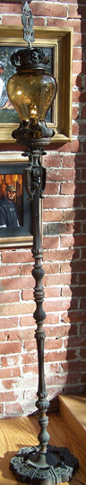 Set of Two Venetian Glass Torchieres